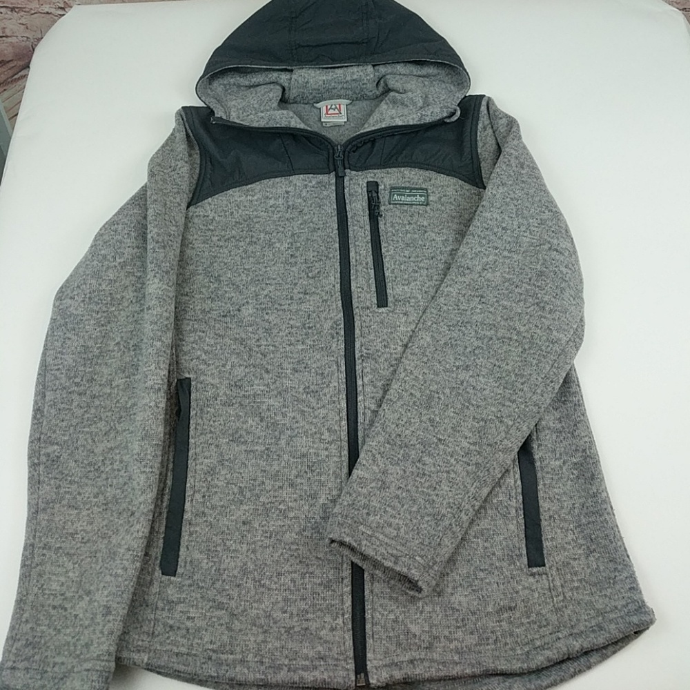 Avalanche mens S cozy sweater jacket coat
